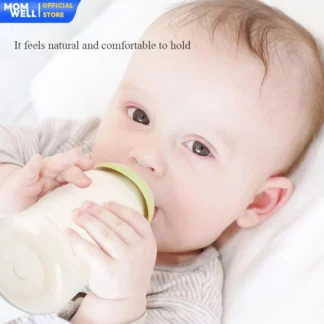 Momwell BPS01 Botol Susu PPSU Gen 2 Wide Neck PPSU Botol Dot Bayi Soft Touch Nipple