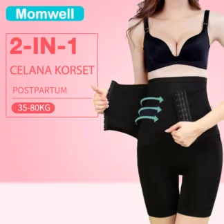 Momwell Celana Korset Postpartum Pengait Dobel Extra High Kompresi