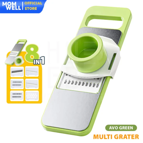 Momwell VG01 Parutan Sayur dan Buah 8 in 1 Set - Gambar 7