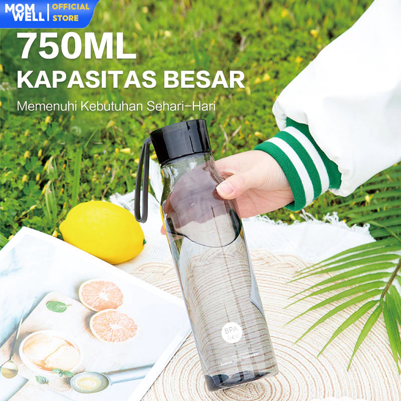 Momwell SS01 Tritan Botol Minum Olahraga 750ML