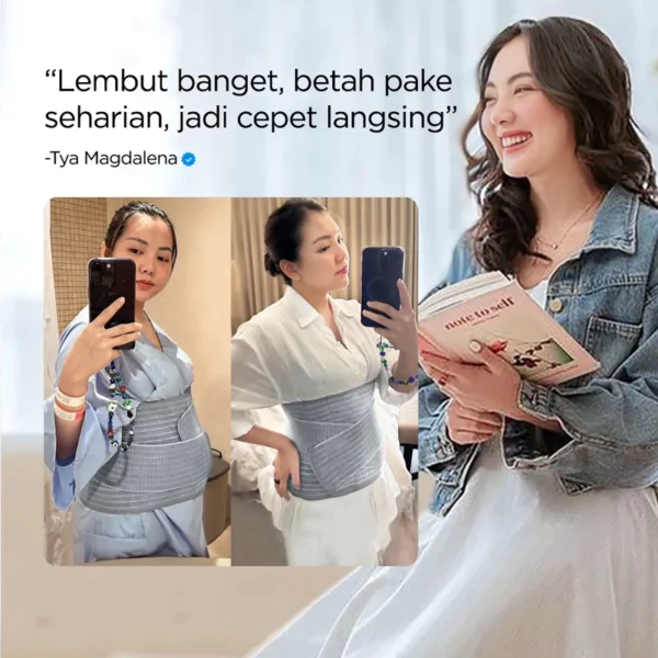 Momwell Korset Postpartum Bamboo - Gambar 2