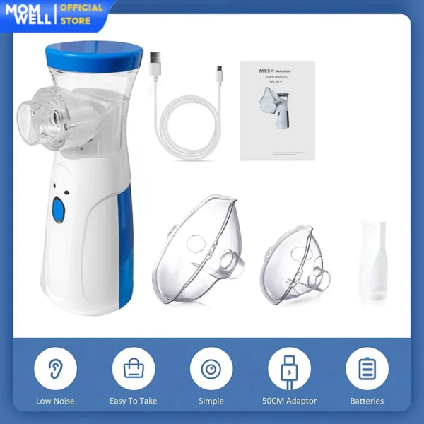 Momwell N7 Alat Terapi Pernafasan Nebulizer - Gambar 7