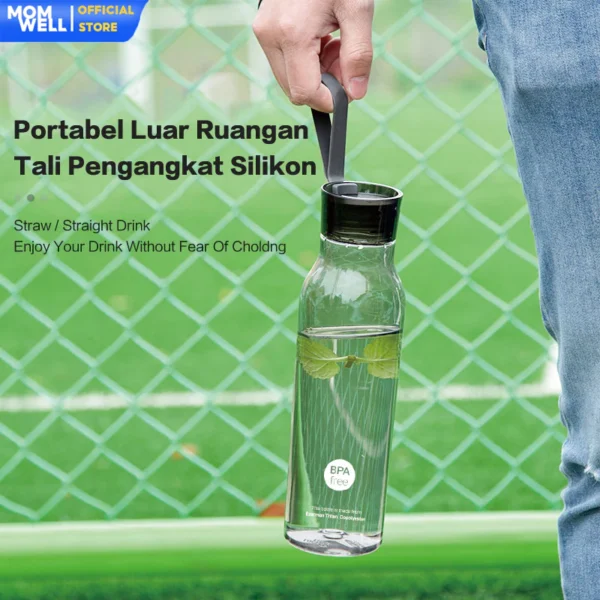 Momwell SS01 Tritan Botol Minum Olahraga 750ML - Gambar 4