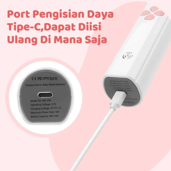 Momwell XB01 Penyedot Ingus Bayi Aspirator - Gambar 9