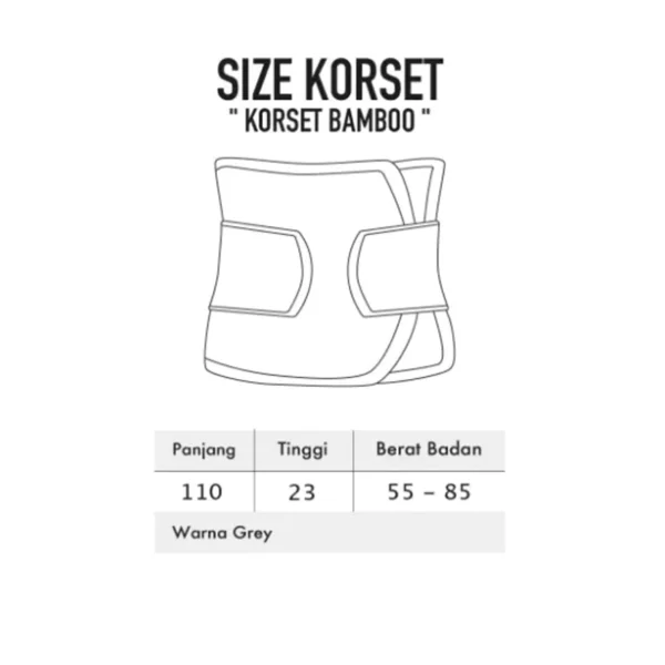 Momwell Korset Postpartum Bamboo - Gambar 9