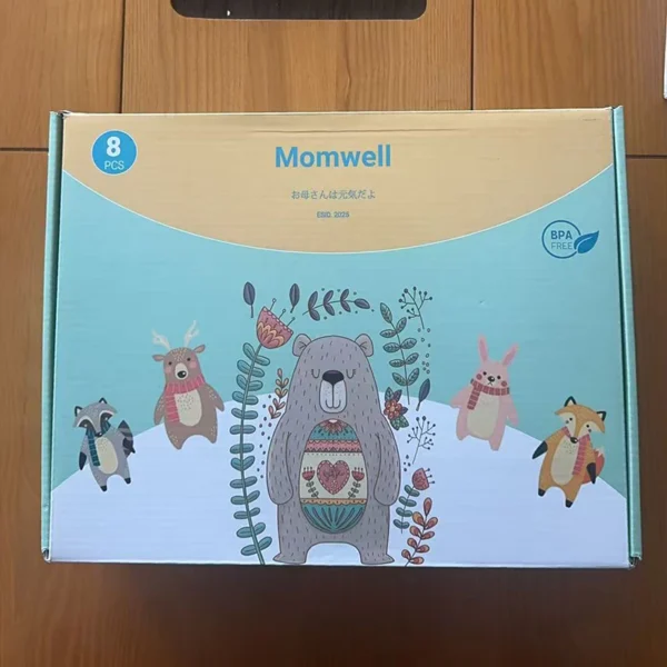 Momwell 8 in 1 Alat Makan Bayi Silikon - Gambar 3